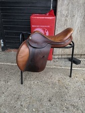 Barnsby Whitaker Tan 17.5” Medium Jump Saddle