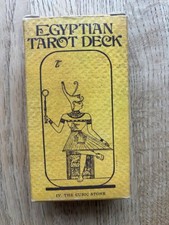 Vintage Egyptian Tarot Cards Deck 1980 Complete With Instructions