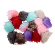16 Pcs Multicolor Pom Poms For