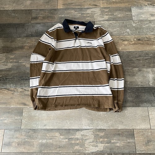 Stussy long sleeve rugby shirt - sleeve,