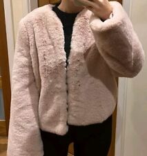  Fur Faux Pink Coat