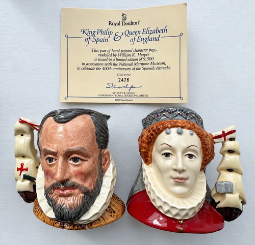 Royal doulton armada - doulton, pair