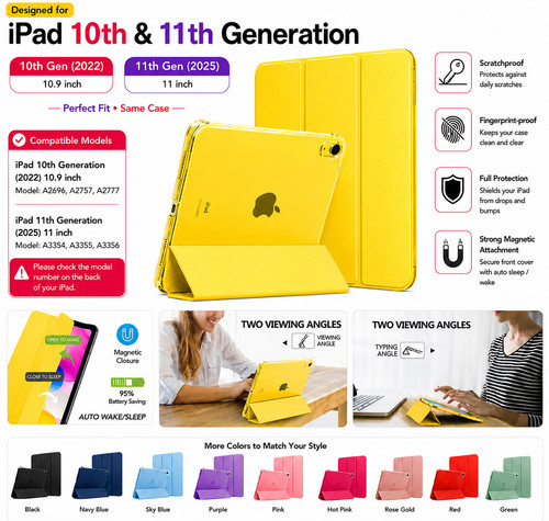 Magnetic smart flip cover case - magnetic,