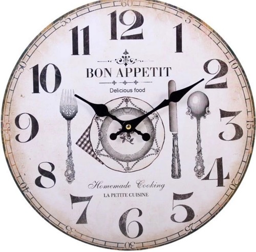Shabby chic bon appetit - chic, wall