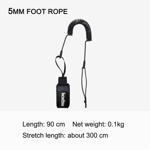 Coiled ankle leash for - coiled, surfing
