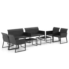 4 Pcs Outdoor PE Rattan Sofa