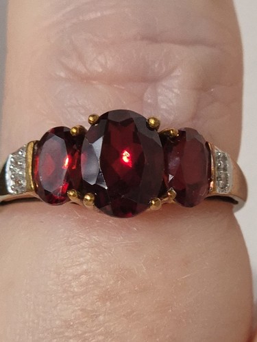 9ct gold gem set ladies - gem,