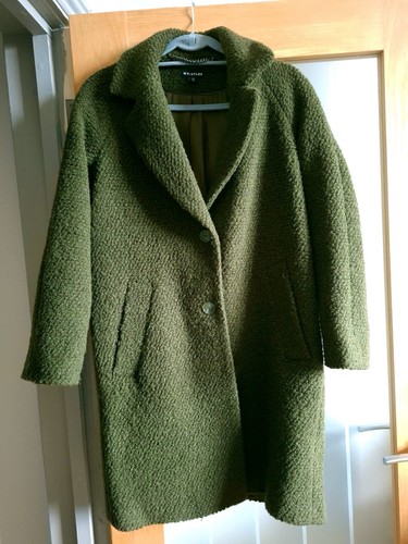 Whistles women wool coat - wool, dark
