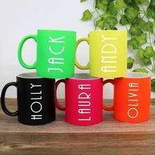 PERSONALISED Neon Coffee Mug