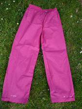 Girls pink showerproof over