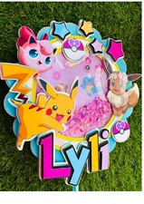Pokemon Cake Topper Pink
