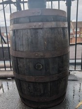 100CM TALL RECLAIMED USED RUSTIC EX WINE SCOTCH WHISKY OAK WOODEN BARREL CASK