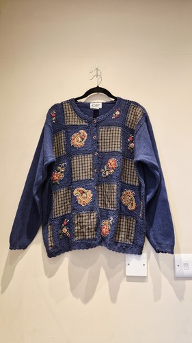 Vintage patchwork crochet knit - vintage,