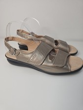Hotter Easy Gold Sandals Size