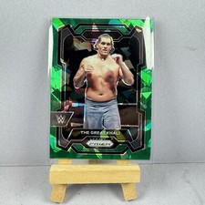 2024 Panini Prizm WWE The Great Khali - Green Cracked Ice #164