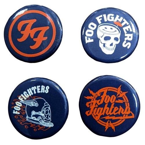 Foo fighters badge set - foo, ex