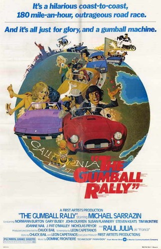 The gumball rally movie poster - the,