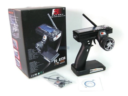 Flysky gt3b 3ch 4ghz lcd - 2.4ghz,