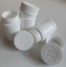 10 x 60ml Empty White Bottle