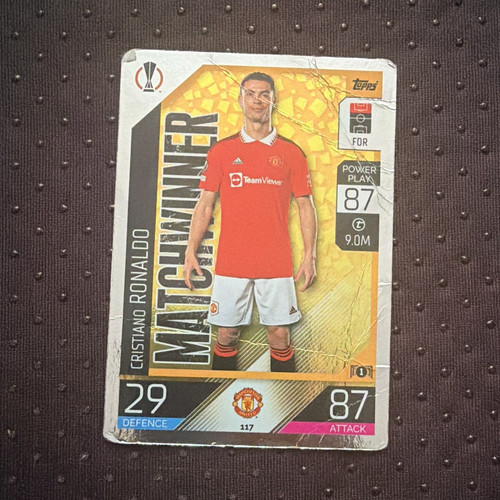 Topps match attax cristiano - match,