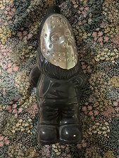 Black Firetrap Gnome Ex Display Garden Gnome