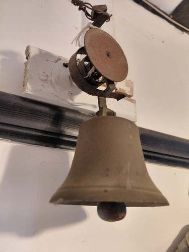 Antique shop front door bell - shop,