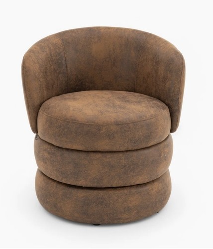 Upholstered swivel barrel - swivel,