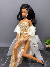 BJD style Doll Party Prom Gold