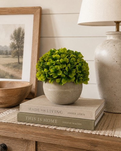 Country inspired green - green, faux