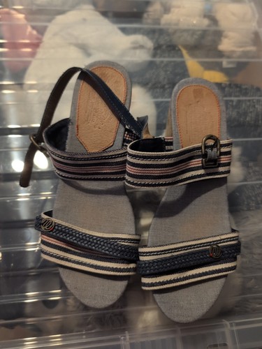 Womens wedge sandals blue and - womens,