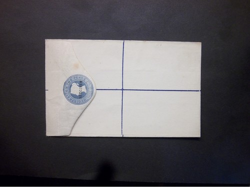Stationery 1883 2d blue - stationery,