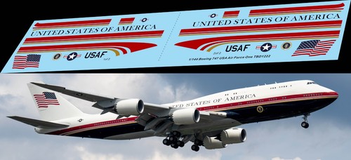 144 decals for boeing 747 - 1/144,