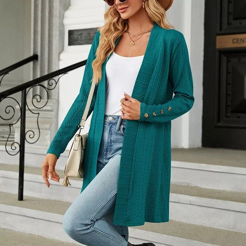 Womens long sleeve cardigan - long,