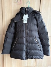 BNWT Zara semi-long hooded puffer jacket - down feather - S