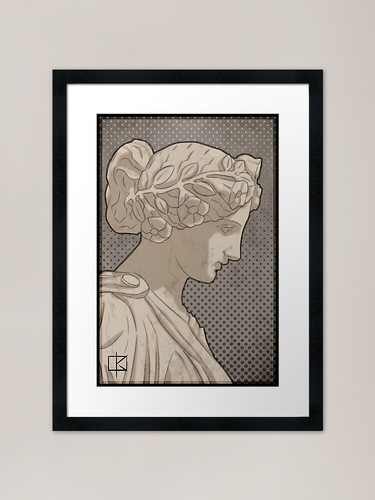 Athena framed art print - framed,