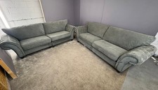 4-4 Seater Grey Winged Arm Sofa Set DELIVERY AVAILABLE! Available