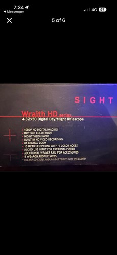 Sightmark wraith rifle - wraith, hd