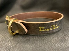 Dog collar bronze brown - collar, real