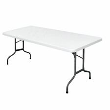 Bolero Foldaway Rectangular Utility Table 6ft 745X1827X750mm Legs Fold Into Top