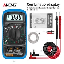Professional Digital Multimeter Voltmeter Ohmmeter Ammeter Multi Tester Meter