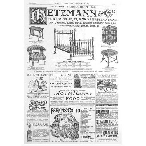 Victorian adverts oetzmann - adverts,