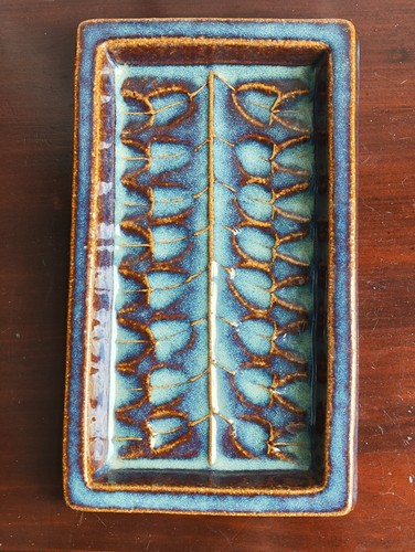 Soholm blue tray dish - ,, danish