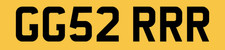 GRRR QUALITY REG NUMBER PLATE