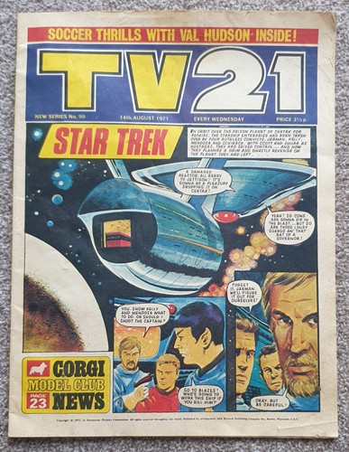 Star trek tv21 comic - tv21,
