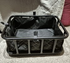 VEVOR Rear Bike Basket Medium Bicycle Basket Cargo Net Rainproof Cover Liner