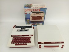 Vintage Petite 990 Typewriter Children's In Case Very Good Condition Boxed