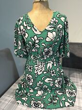 F&F Green Floral Dress Size 12