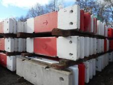 Used Tvcb Temporary Vertical Concrete Barrier - Block - Red / White - Grade 1 -