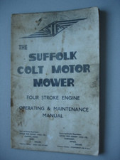 1968 SIF Suffolk Colt Motor Mower Operating & Maintenance Manual