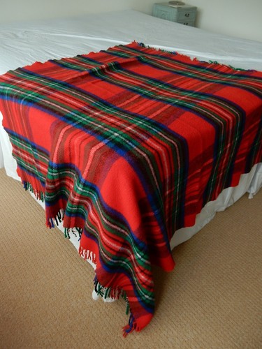 Vintage thick wool blanket - vintage,